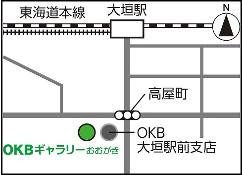 OKBギャラリーおおがき地図情報