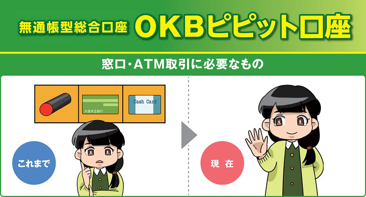 無通帳型総合口座OKBピピット口座