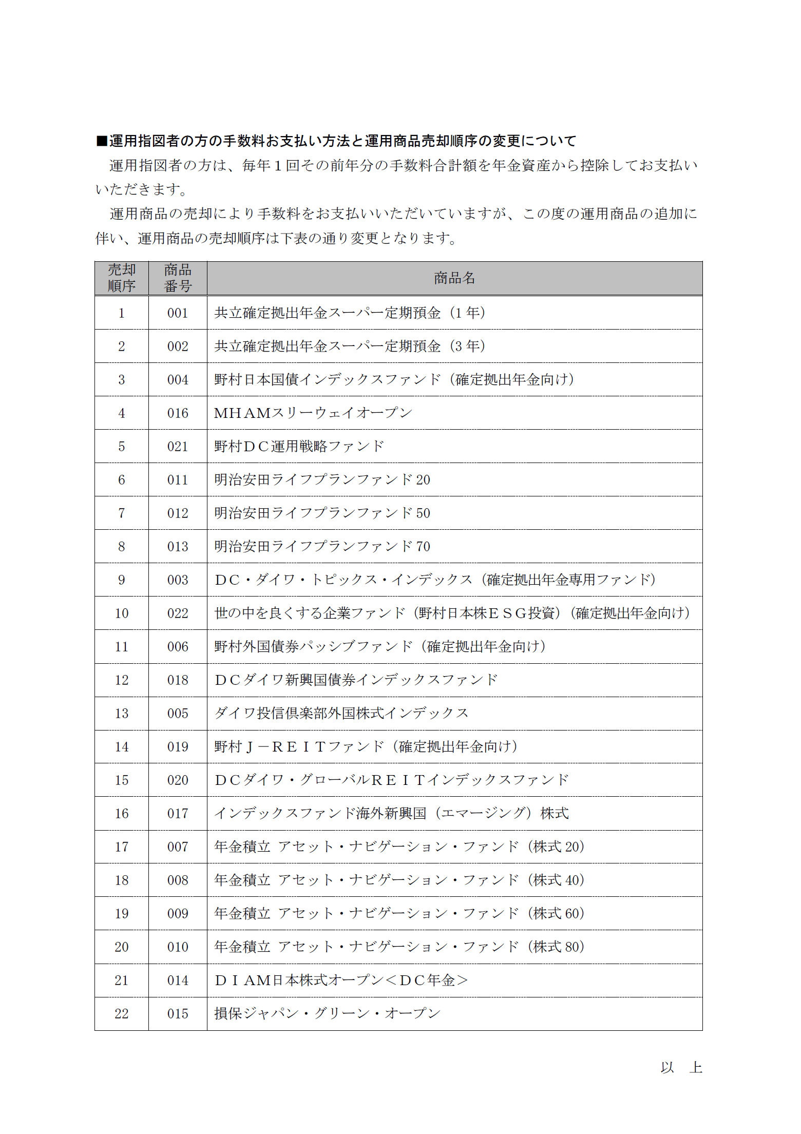 金融商品 確定拠出年金 資産運用 各ハンドブック 確定拠出年金の運用商品の